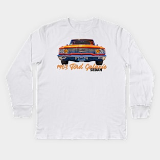 1963 Ford Galaxie Sedan Kids Long Sleeve T-Shirt